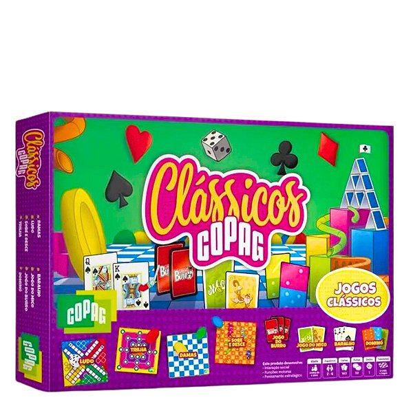 Kit c/ 8 Jogos Clássicos - Copag