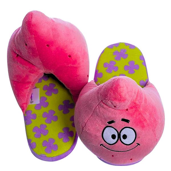 Pantufa Chinelo de Quarto 3D Patrick Bob Esponja™ Nickelodeon