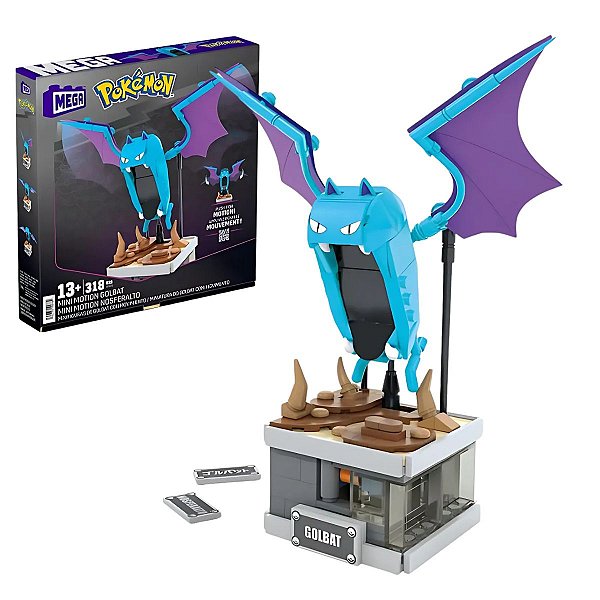 Mega Jogo De Construção Golbat c/ Movimento Pokémon™ 318pcs - HTH72