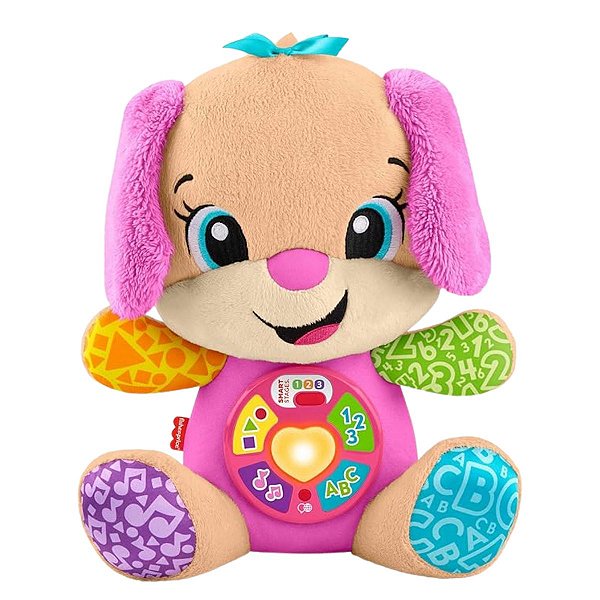 Pelúcia Interativa Irmã do Cachorrinho - Aprender & Brincar da Fisher-Price® JHD30