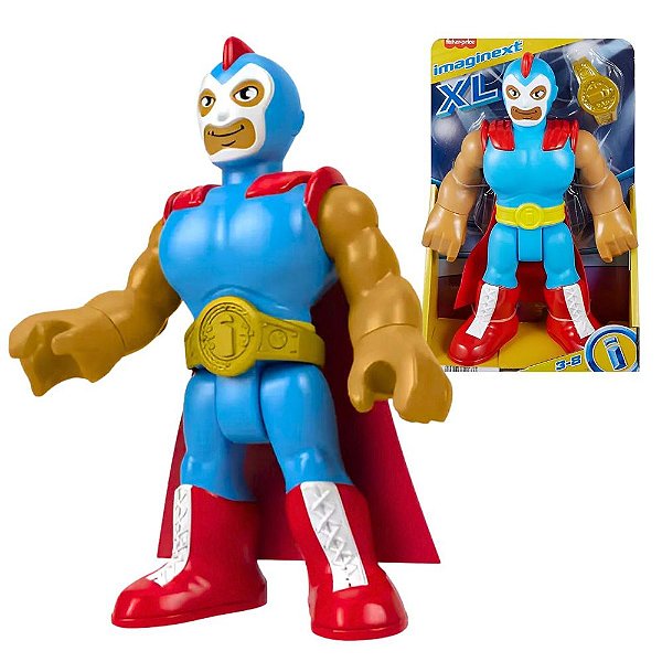 Imaginext Mundo Aventura Figura de Ação Luchador XL