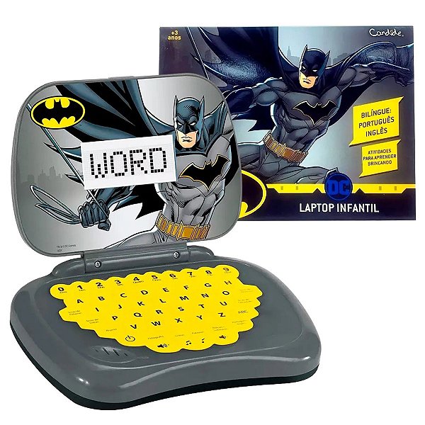 Laptop Infantil Educativo Candide Batman Bilíngue