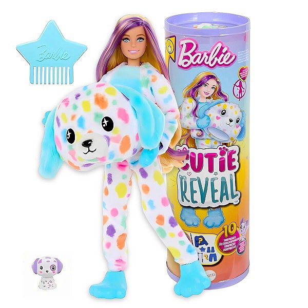 Barbie® Cutie Reveal™ Boneca Sonho Colorido Dálmata