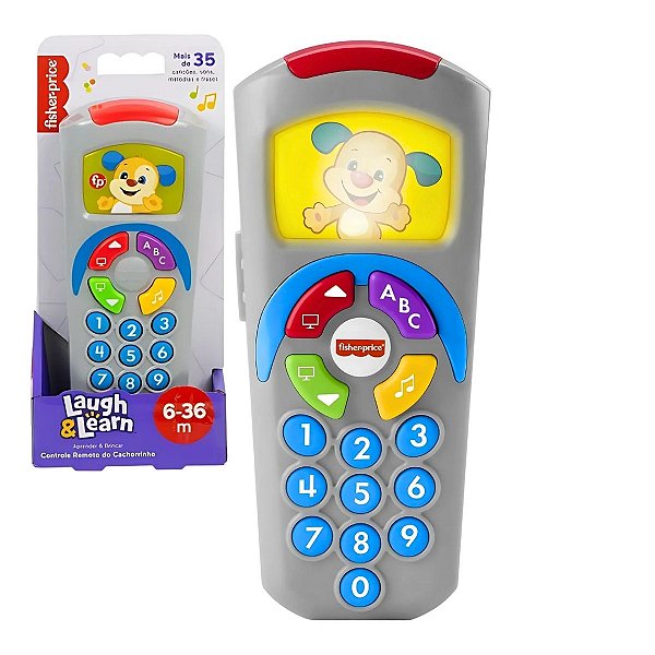 Brinquedo Controle Remoto do Cachorrinho com Luz e Som - Aprender & Brincar da Fisher-Price®