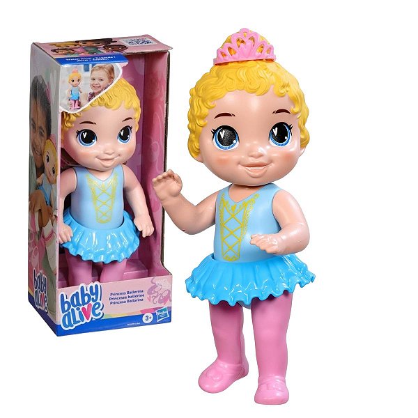 Baby Alive Princesa Bailarina Boneca Bebê Cabelos Loiros - Hasbro