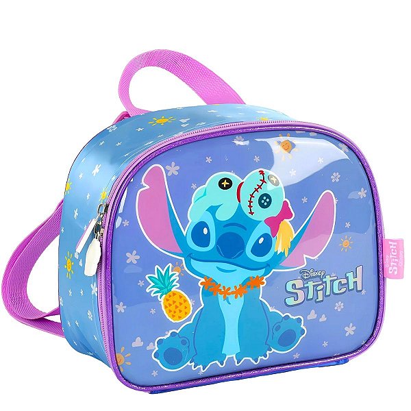 Lancheira Escolar Stitch Aloha Violeta LA42403SC - UP4YOU