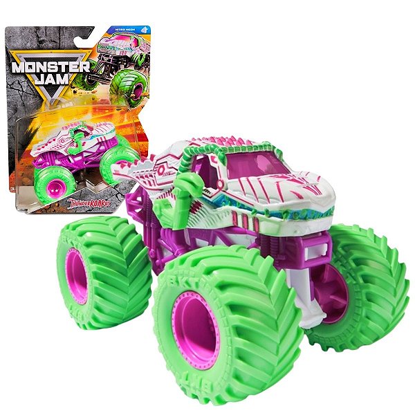 Monster Jam Veículo Miniatura 1:64 Nitro Neon ThunderROARus - Series 42