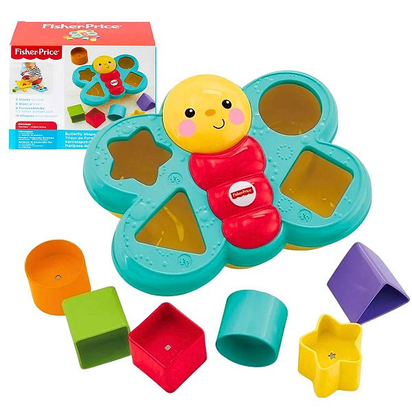 Brinquedo para Bebês Encaixa Borboleta - Fisher-Price