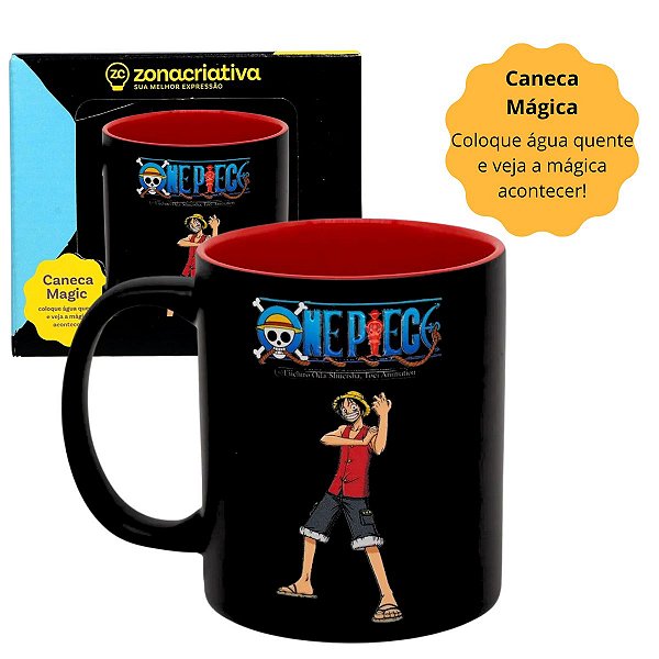 Caneca Magic - Muda de Cor 350ml - One Piece