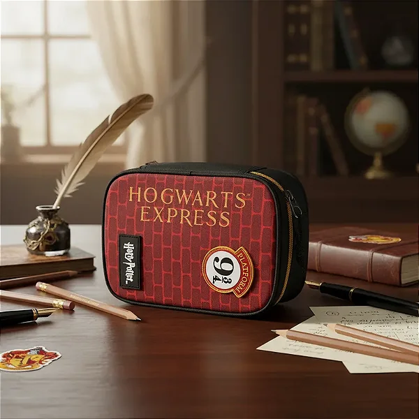 Estojo Box Escolar 100 Pens Harry Potter Plataforma 9¾ Luxcel