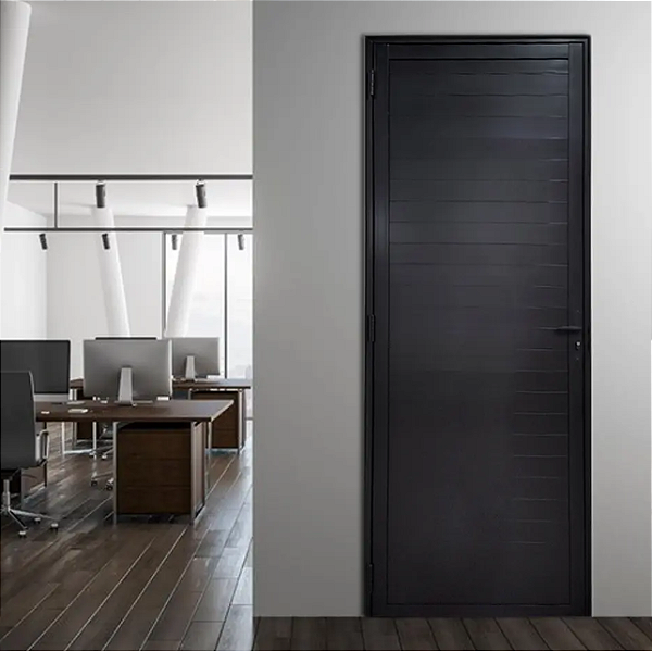 PORTA LAMBRIL DUPLO SEM VIDRO ALUMINIO PRETO - LINHA PREMIUM