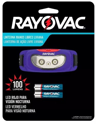 Lanterna Rayovac Mãos Livres 100 Lumens