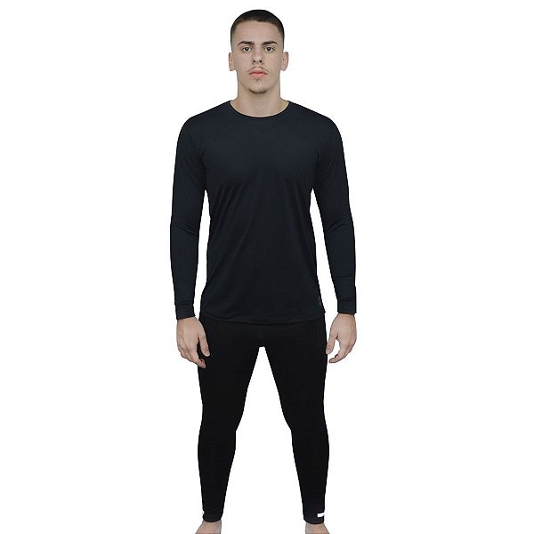 Conjunto Roupa Térmica Segunda Pele com Proteção UV50 - Calça e Camisa