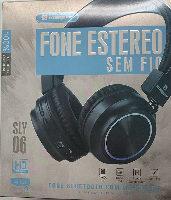 FONE ESTEREO SEM FIO