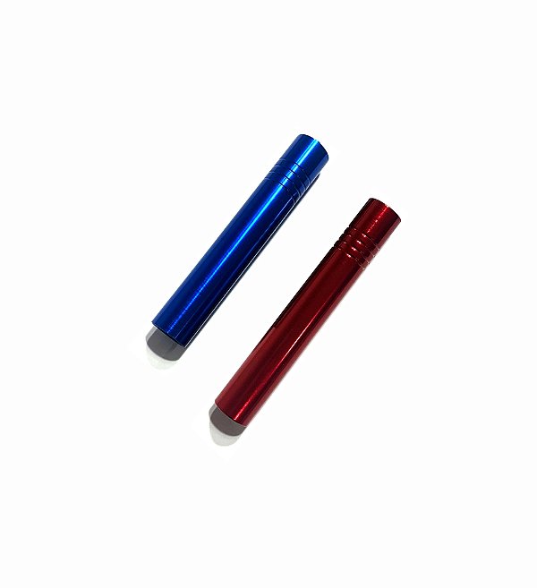 Corpo Da Caneta Diamantada De Alumínio Azul Ou Vermelha
