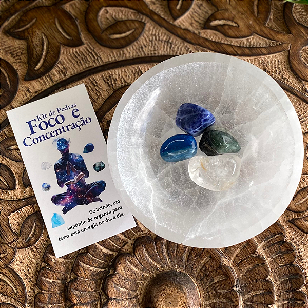 Kit de Pedras Foco e Concentração