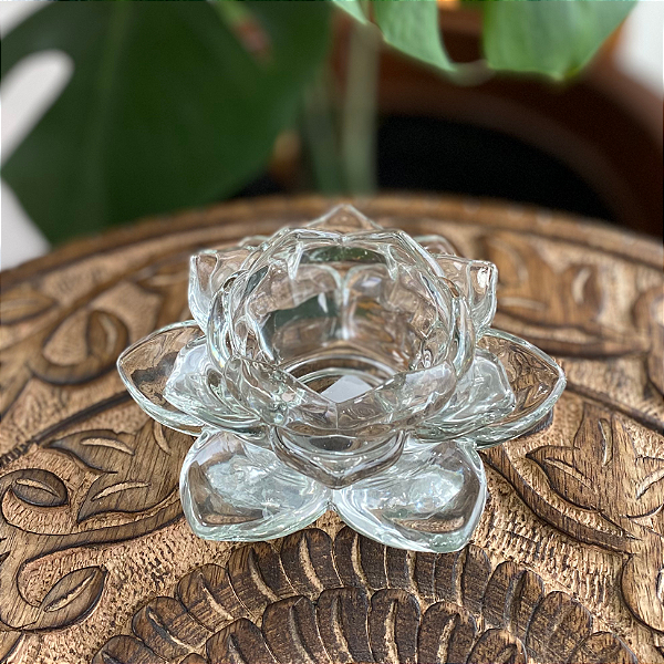 Porta Vela Flor de Lótus
