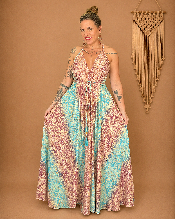 Vestido Longo Indiano Verena