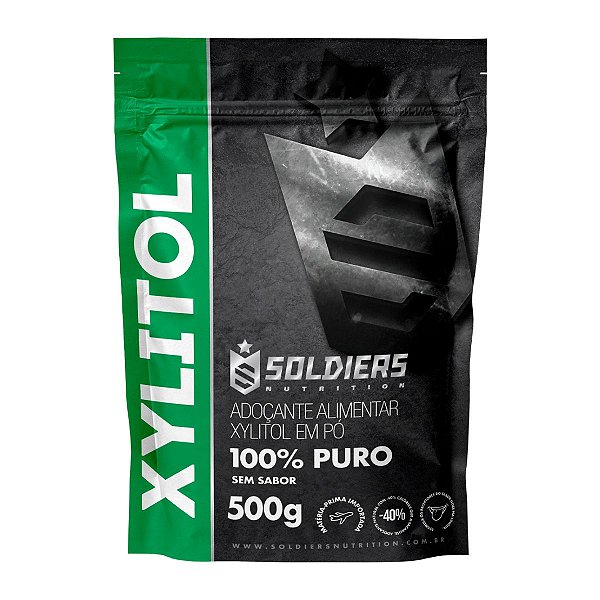 Xylitol 500g - 100% Puro - Soldiers Nutrition
