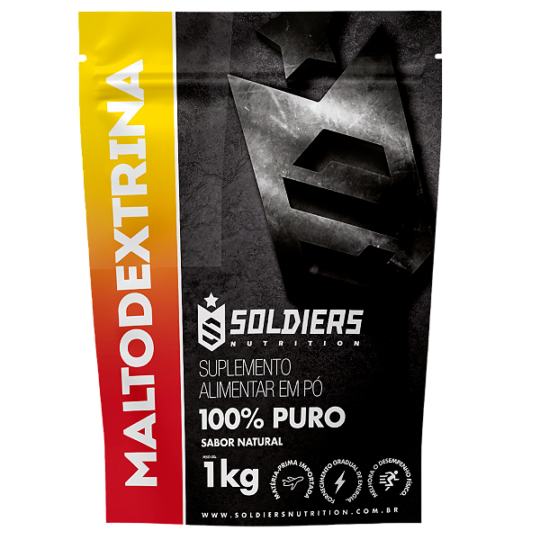 Maltodextrina 1 Kg - 100% Puro Importado - Soldiers Nutrition