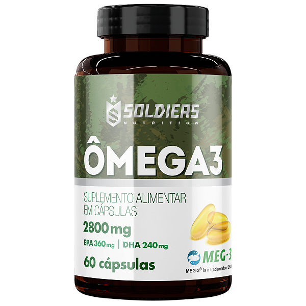 Ômega 3  60 Caps - 2800mg - Soldiers Nutrition