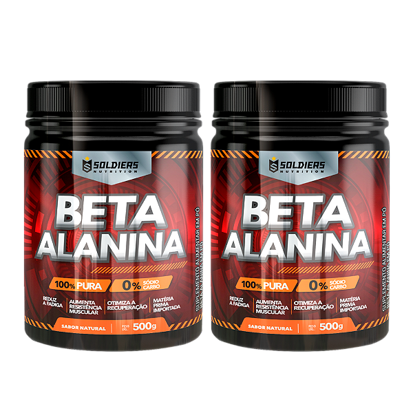 Beta Alanina 1kg - 100% Puro Importado - Soldiers Nutrition