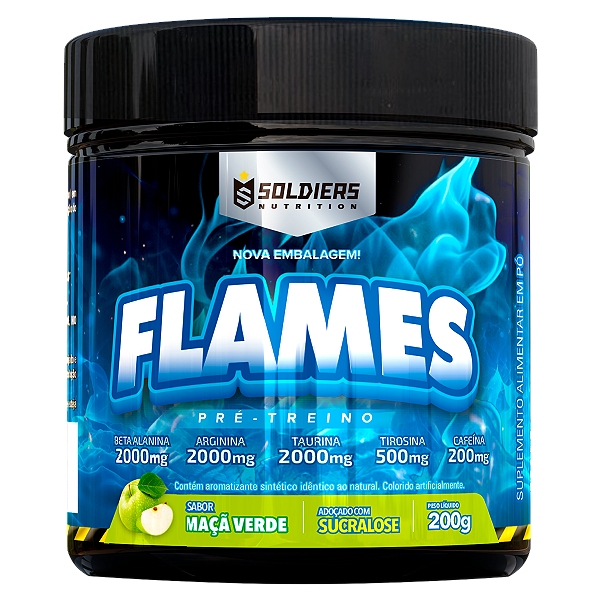 Pré-Treino Flames 200g - Soldiers Nutrition