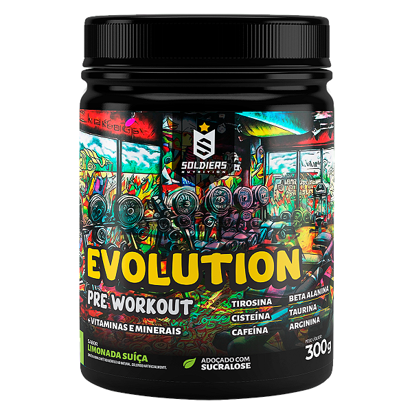 Pré-Treino Evolution Pré Workout 300g - Soldiers Nutrition