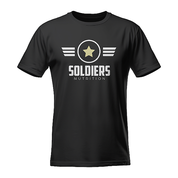 Camiseta Soldiers Nutrition - Air Force (Borda Branca)