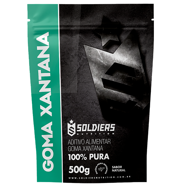 Goma Xantana 500g - 100% Puro Importado - Soldiers Nutrition