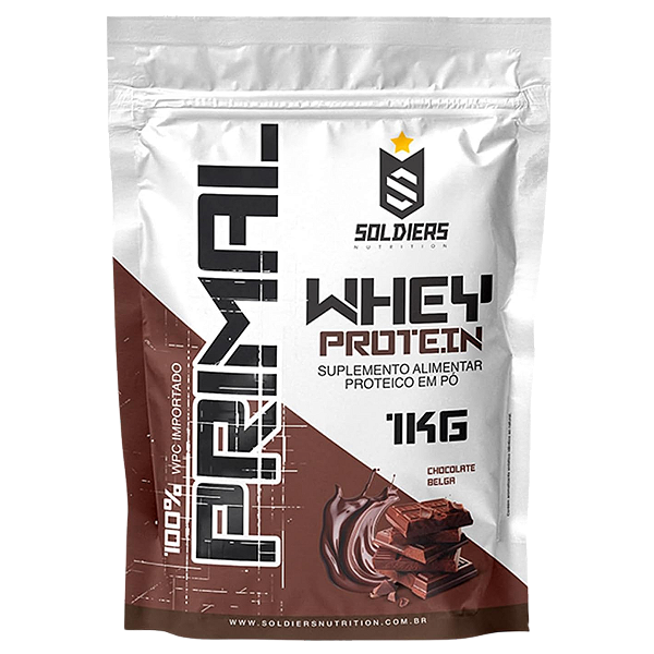 Whey Protein Primal 1Kg - Importado - Soldiers Nutrition
