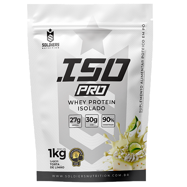 ISO PRO Whey Protein Isolado 1kg - Soldiers Nutrition