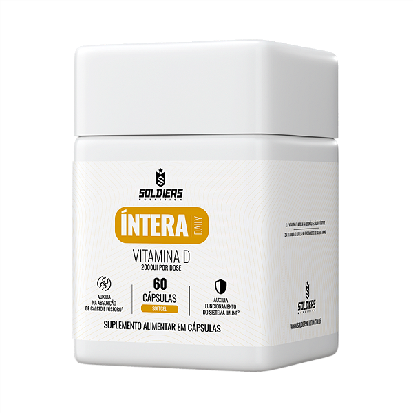Vitamina D Íntera Daily Imunidade e Saúde Óssea - Soldiers Nutrition