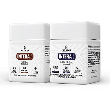 Kit: Cafeína Íntera Focus + Melatonina Calm - Soldiers Nutrition