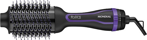 Escova Secadora Mondial Black Purple ES-08 Preto 127V (Avariado)