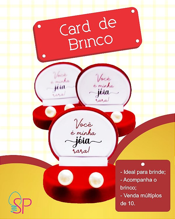 Card 3d Brinco