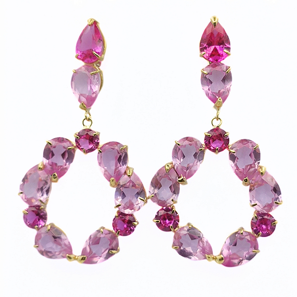 Brinco Ouro 18k Soft Pink