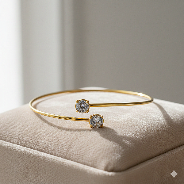 Bracelete Pontos de Luz em Ouro 18k