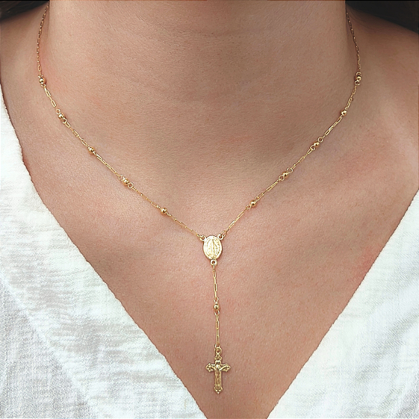 Colar Dezena Ouro 18k