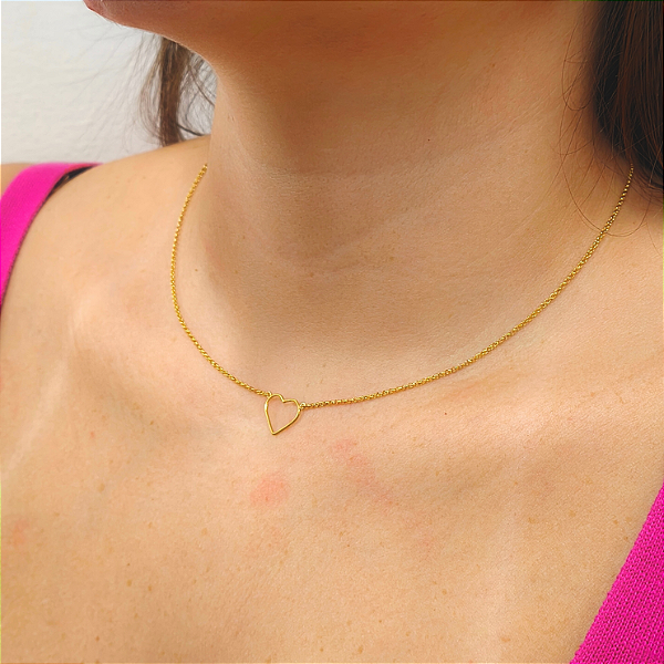 Colar Lovely Ouro 18k