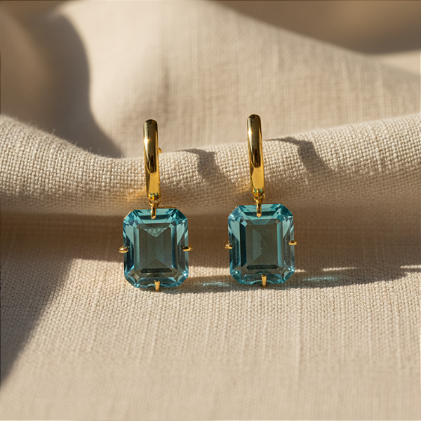 Brinco Espelho do Céu em Ouro 18k