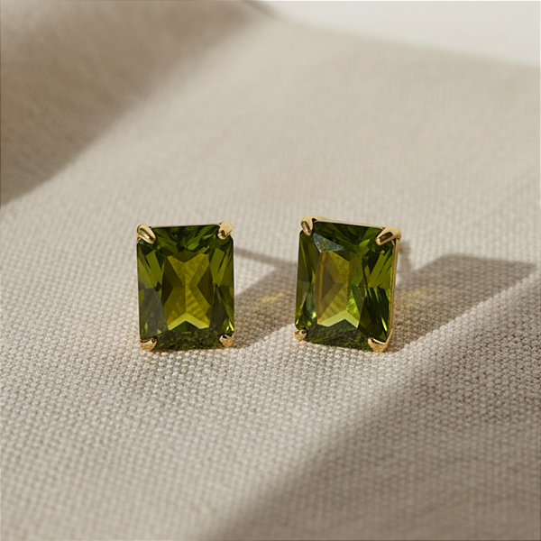 Brinco Oliva em Ouro 18k