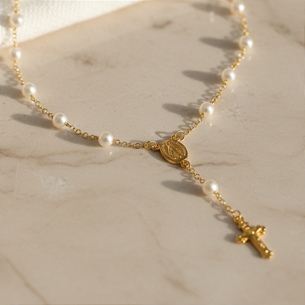 Pulseira Dezena Ouro 18k com Pérolas Naturais