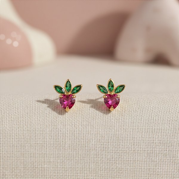 Brinco Moranguinho em Ouro 18k