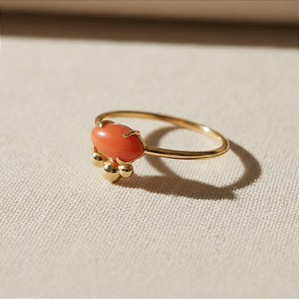 Anel Cora em Ouro 18k