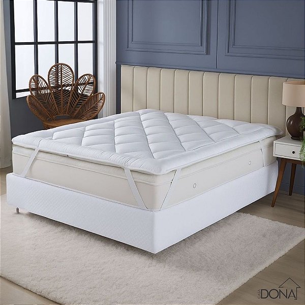 Pillow Top 400 Fios Matelado Casa Dona - Camada Extra de Espuma