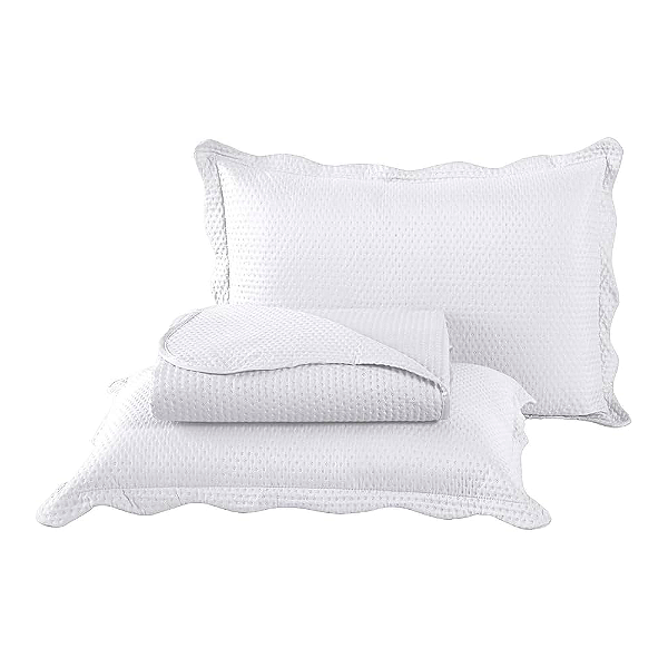 Colcha Cobre Leito Milão King 3 Peças Dupla Face Estampa Bolinhas Branco