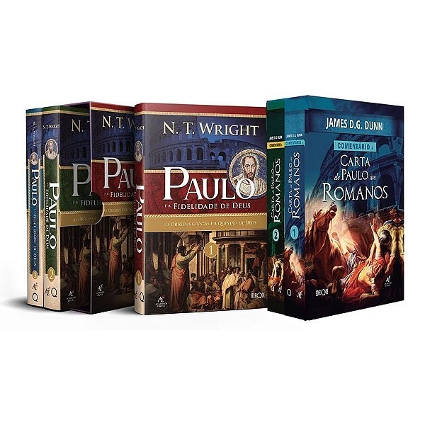 Livro Combo Box Paulo E A Fidelidade De Deus - N. T. Wright + C...