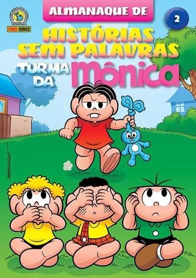 Livro Almanaque Histórias sem Palavras da Turma da Mônica...