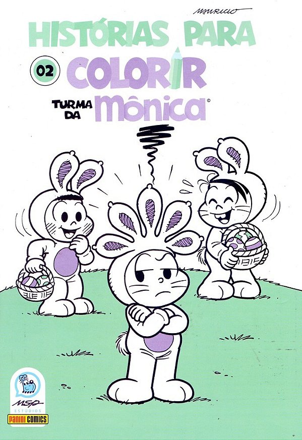 Livro Almanaque Da Turma Da Monica Para Colorir N.2